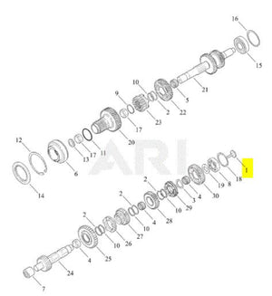 NOS Genuine Harley Sportster 883 1200 Counter Shaft Screw 3990