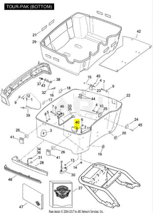 NOS Genuine Harley Tour Pak Latch Catch 2010-2013 CVO 79182-08A