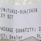 NOS Genuine HARLEY DAVIDSON BARREL KEY SET OEM CODE 3438 71452-91A