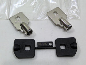 NOS Harley Key Set Code 5878 PN 90300043