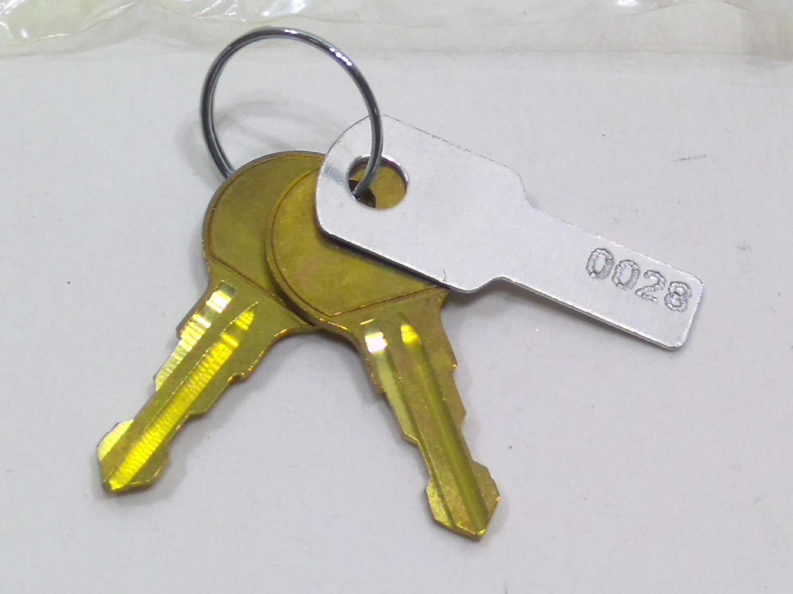 NOS Genuine Harley-Davidson Two Key Set 1984-1993 71583-85A Key Code 0