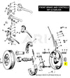 NOS Genuine Harley Axle Sleeve Nut N/A 41 to 71 - FL, FLH 43886-30