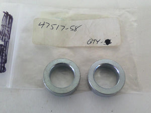 NOS Genuine Harley Set of 2 SWINGARM PIVOT BEARING SPACERS DYNA TOURING 47517-58