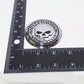 NEW Harley Dyna Softail XL Willie G Skull Fuel Gas Cap cover Medallion 99670-04