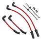 New Harley 2018 UP M8 Softail Screamin Eagle 10MM Spark Plug Wires Red 31600112