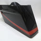 NOS Genuine Harley BOTTOM SADDLEBAG LEFT BLACK ICE ELECTRIC ORANGE 88275-07CJS