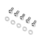 New Genuine Harley 1999 Up Derby Cover Chrome Screw Kit 25913-99