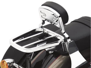 NOS Genuine Harley Sportster Dyna Softail Luggage Rack Tapered Chrome 53718-04
