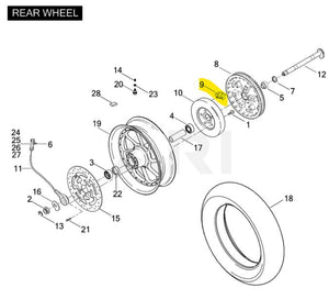 NEW Genuine Harley 2009 Up Trike Set of 6 ISOLATOR RUBBER 40278-08