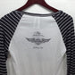 NEW Harley-Davidson Womens Incremental Delusions Long Sleeve Raglan Tee Small