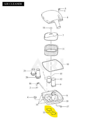 NEW Genuine Harley 2002-17 V-Rod Throttle Body to Airbox Gasket 29439-01