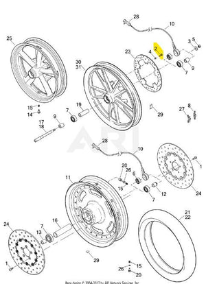 NEW Genuine Harley 5pc Brake Disk Shoulder Bolts 3762M