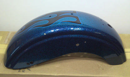 NOS Genuine Harley Dyna Street Bob Rear Fender Cancun Blue Flake 59500372DWH