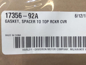 NOS Genuine Harley Big Twin EVO Set Of Rocker Box Gaskets 17356-92A 17355-92A