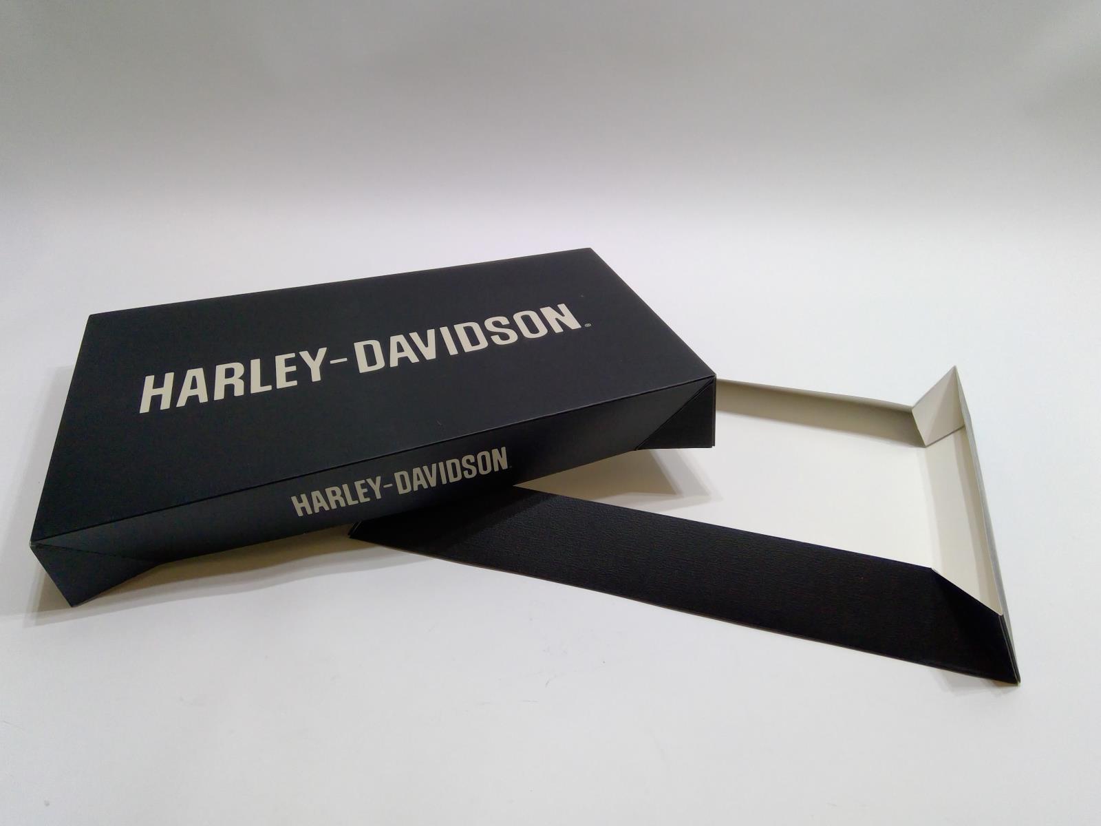 NEW Harley-Davidson Large 15x9.5x2 Black Gift Box 38pk 99611-13V