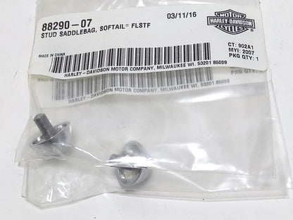 NOS Genuine Harley 2pc Softail Saddlebag Studs 88290-07