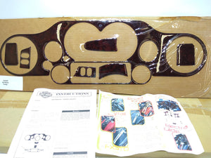 NOS Genuine Harley 1998-2013 Batwing Ruby Burlwood Fairing Insert Set 71096-98