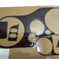NOS Genuine Harley 1998-2013 Batwing Ruby Burlwood Fairing Insert Set 71096-98