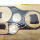 NOS Genuine Harley 1998-2013 Batwing Ruby Burlwood Fairing Insert Set 71096-98