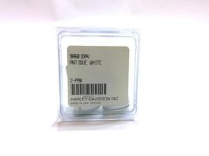 NEW Genuine Harley Touch Up Paint Antique White and Clear Topcoat 2pk 98601DAV