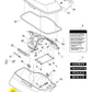 NEW Genuine Harley 2014-2025 Touring Saddlebag Support Cushion 90200467