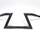 Demon's Cycle 7" Rise 6" Pullback Black Z-Bar Drag Motorcycle Handlebars 121431