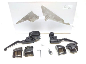 V-Twin 2014up Sportster Handlebar Control Kit Black Master Cylinder 22-0840