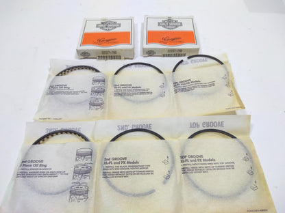 NOS Genuine Harley 2X .030 Piston Rings 1978-1983 Shovelhead 80" 22337-78B