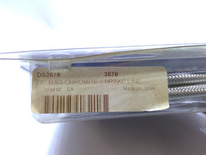 Magnum Sterling Chromite Universal Braided Brake Line 76" DS3576