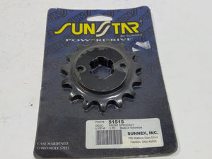 Sunstar C/S SPROCKET 530 15T tooth Front 1984-1986 Honda VF500 NS400R 51515