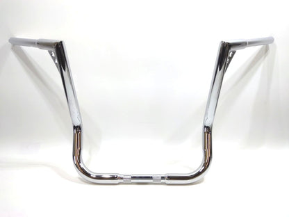 Demon's Cycle 16" Chrome Webbed Harley Bat Wing Ape Hanger Bars 121485