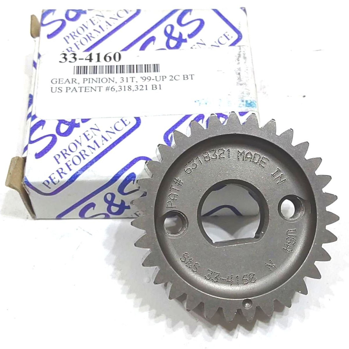 gear standard sizes S&S Cycle 31T Standard Size Pinion Gear 1999-2017 Harley Big Twin 33-4160