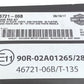 NOS Genuine Harley 2006-2007 Softail Brake Pad Kit 46721-06B