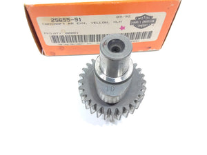NOS Genuine 1991-1999 Harley Sportster XL Cam Gear Rear Exhaust Yellow 25655-91