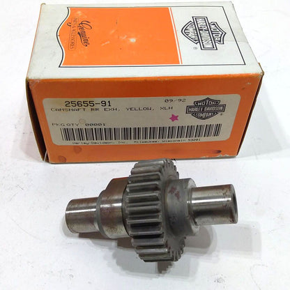 NOS Genuine 1991-1999 Harley Sportster XL Cam Gear Rear Exhaust Yellow 25655-91