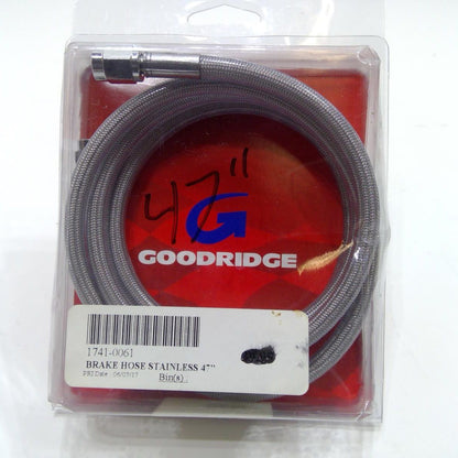 Goodridge 47" Stainless Steel Motorcycle Brake Hose 1741-0061