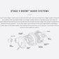 USED Harley 2014-2023 Touring Boom Audio Stage II 6.5” Tour-Pak Speakers 76000952