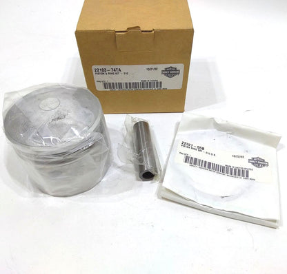 NOS Genuine Harley .010 Over Pistons & Rings 1974-1980 Big Twin 22103-74TA