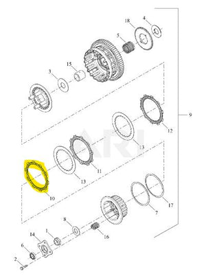 NEW Genuine Harley 2015-2020 XG500 XG750 Street Clutch Friction Disk 37000087