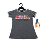 New Harley-Davidson Girls' Rose Gold T-Shirt Foil Print Short Sleeves 1021031-3T