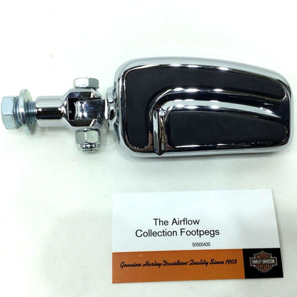 NOS Genuine Harley FLS XG XL Airflow Footpeg Right Side Only 50500435