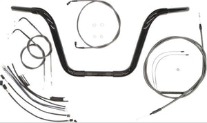 Magnum 1-1/4" Caliber Handlebar 16" Ape Hanger Cable Installation Kit 48817-116