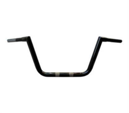 La Choppers 1-1/4" Twin Peaks Hefty Big Twin Handlebar 10" APE Black LA-7362-10B