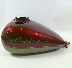 Genuine Harley 2009 up Red Hot Sunglo Road King FLHR Fuel Gas Tank 61268-09CYV