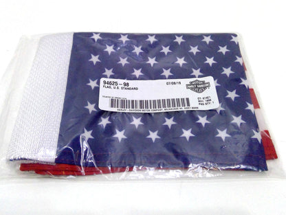 NEW Genuine Harley 14"X11" USA American Flag Motorcycle 94625-98