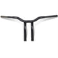 LA Choppers Kage Fighter T-Bar One Piece 12" 1.25" Black LA-7338-12B