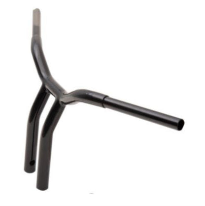 LA Choppers Kage Fighter T-Bar One Piece 12" 1.25" Black LA-7338-12B