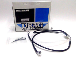 Drag Specialties Extended Length Vinyl Brake Line Kit 2012-2017 FatBob 1741-3824