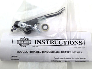 NOS Genuine Harley Softail Dyna Diamondback Upper Brakeline 30" 90 DG 42909-07