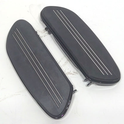 Genuine Harley Black Streamliner Rider Footboards 1986up Touring 50501801